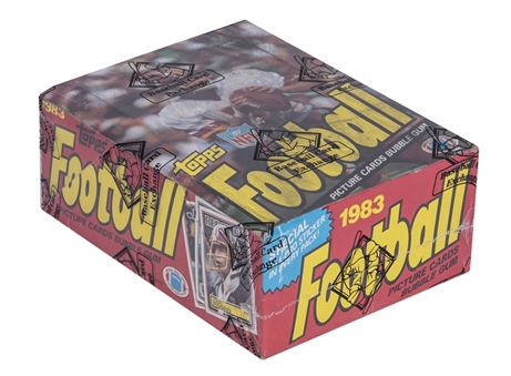 1983 Topps Football Unopened Wax Box (36 Packs) – BBCE Certified